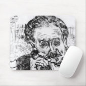 Vincent van Gogh | Het Man met de pijp Muismat (Met muis)