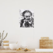 Vincent van Gogh | Het Man met de pijp Poster (Keuken)