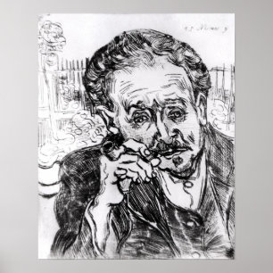 Vincent van Gogh   Het Man met de pijp Poster