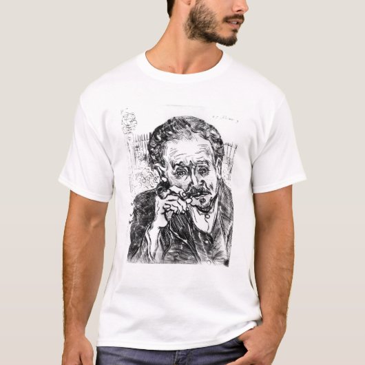 Vincent van Gogh | Het Man met de pijp T-shirt (Voorkant)