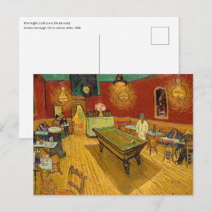 Vincent van Gogh - Het Nachtcafé Briefkaart