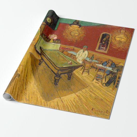Vincent van Gogh - Het Nachtcafé Cadeaupapier (Uitgerold)