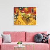 Vincent van Gogh - Het Nachtcafé Canvas Afdruk (Insitu (Woonkamer))