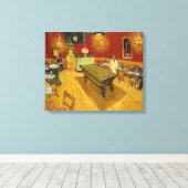 Vincent van Gogh - Het Nachtcafé Canvas Afdruk (Insitu (Houten vloer))