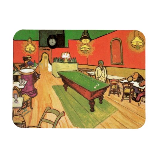 Vincent Van Gogh - Het Nachtcafé in Arles Magneet (Horizontaal)