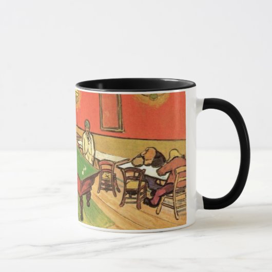 Vincent Van Gogh - Het Nachtcafé in Arles Mok (Rechts)