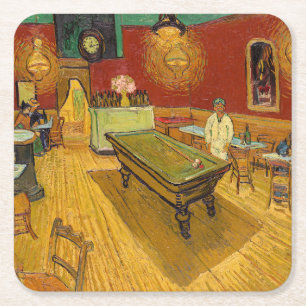 Vincent van Gogh - Het Nachtcafé Kartonnen Onderzetters