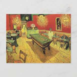 Vincent Van Gogh - Het Nachtcafé Kunstschilderij Briefkaart