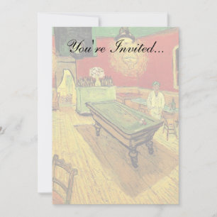 Vincent Van Gogh - Het Nachtcafé Kunstwerk Kaart