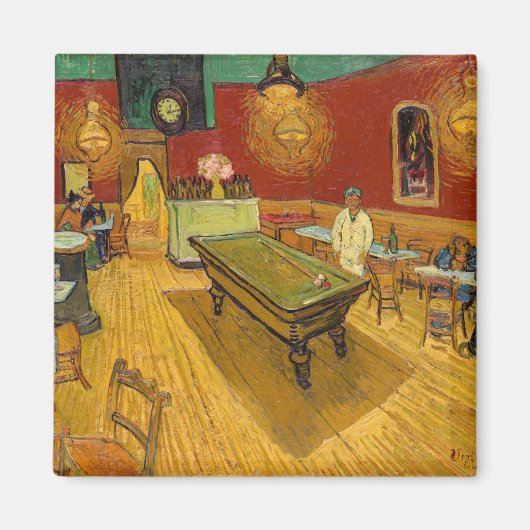 Vincent van Gogh - Het Nachtcafé Magneet (Voorkant)