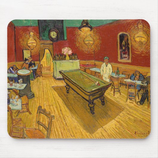 Vincent van Gogh - Het Nachtcafé Muismat (Voorkant)