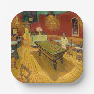 Vincent van Gogh - Het Nachtcafé Papieren Bordje