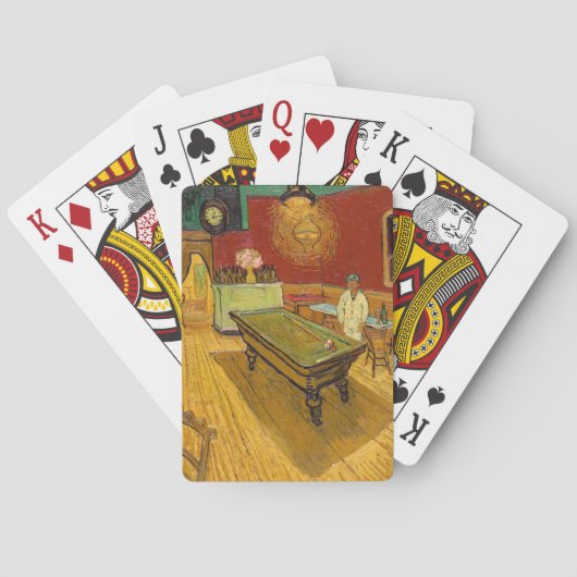 Vincent van Gogh - Het Nachtcafé Pokerkaarten (Achterkant)