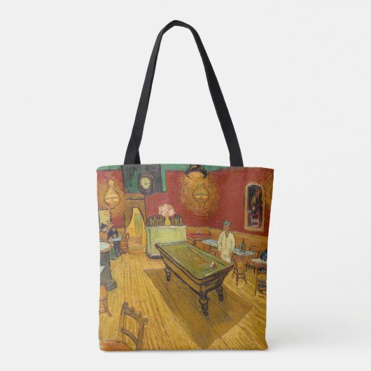 Vincent van Gogh - Het Nachtcafé Tote Bag (Achterkant)