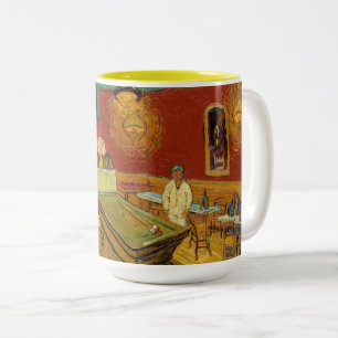 Vincent van Gogh - Het Nachtcafé Tweekleurige Koffiemok
