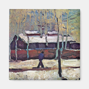 Vincent Van Gogh - Het oude station bij Eindhoven Magneet