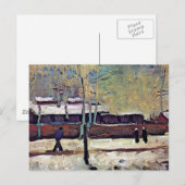 Vincent Van Gogh - Het oude station in Eindhoven Briefkaart (Voorkant / Achterkant)