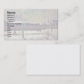 Vincent Van Gogh - het oude station in Eindhoven Visitekaartje (Voorkant / Achterkant)