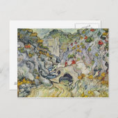 Vincent van Gogh | het ravijn van Peyroulets Briefkaart (Voorkant / Achterkant)