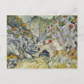 Vincent van Gogh | het ravijn van Peyroulets Briefkaart (Voorkant)