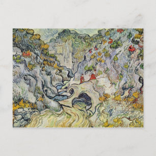 Vincent van Gogh   het ravijn van Peyroulets Briefkaart