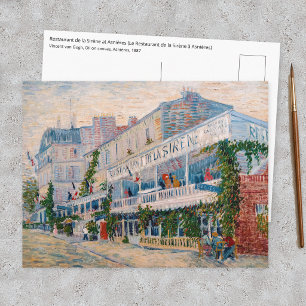 Vincent van Gogh - Het Restaurant de la Sirene Briefkaart
