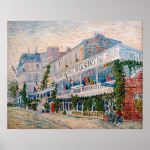 Vincent van Gogh - Het Restaurant de la Sirene Poster