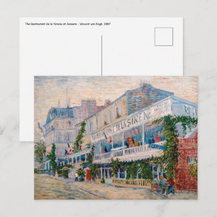 Vincent van Gogh - Het restaurant van de la Sirene Briefkaart