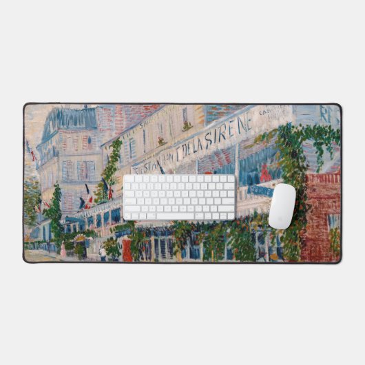 Vincent van Gogh - Het restaurant van de la Sirene Bureaumat (Keyboard & Muis)