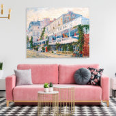 Vincent van Gogh - Het restaurant van de la Sirene Canvas Afdruk (Insitu (Woonkamer))