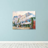 Vincent van Gogh - Het restaurant van de la Sirene Canvas Afdruk (Insitu (Houten vloer))