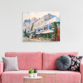 Vincent van Gogh - Het restaurant van de la Sirene Canvas Afdruk (Insitu (Woonkamer))