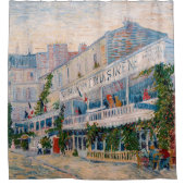 Vincent van Gogh - Het restaurant van de la Sirene Douchegordijn (Voorkant)