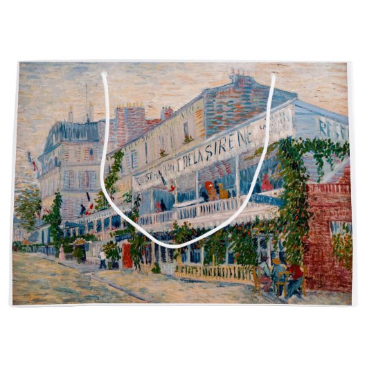 Vincent van Gogh - Het restaurant van de la Sirene Groot Cadeauzakje (Voorkant)