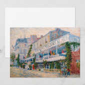 Vincent van Gogh - Het restaurant van de la Sirene Kaart (Voorkant / Achterkant)