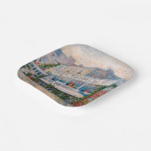 Vincent van Gogh - Het restaurant van de la Sirene Papieren Bordje (Gebogen)