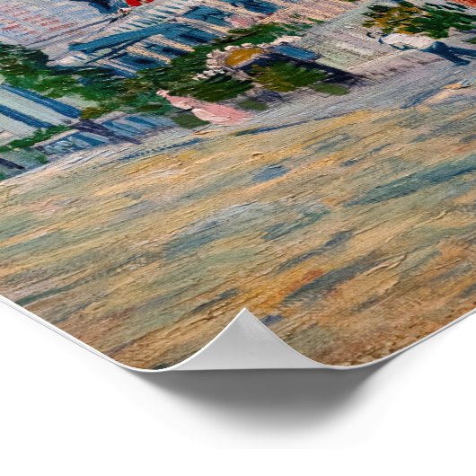 Vincent van Gogh - Het restaurant van de la Sirene Poster (Hoek)