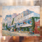 Vincent van Gogh - Het restaurant van de la Sirene Raamsticker (Vel 2)