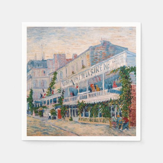 Vincent van Gogh - Het restaurant van de la Sirene Servet (Voorkant)