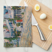 Vincent van Gogh - Het restaurant van de la Sirene Theedoek (Quarter Fold)