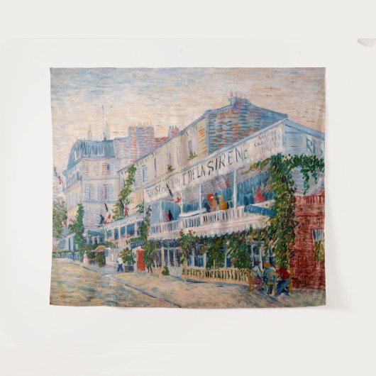 Vincent van Gogh - Het restaurant van de la Sirene Wandkleed (Voorkant (horizontaal))