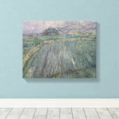 Vincent van Gogh | Het Thunder-Storm Canvas Afdruk (Insitu (Houten vloer))