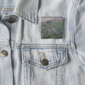 Vincent van Gogh | Het Thunder-Storm Vierkante Button 5,1 Cm (In situ)