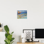 Vincent van Gogh - het Zee in Saintes Maries Poster (Thuiskantoor)