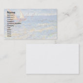 Vincent van Gogh - het Zee in Saintes Maries Visitekaartje (Voorkant / Achterkant)