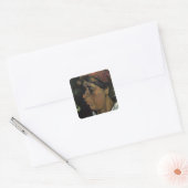Vincent van Gogh | Hoofd van een Nederlandse boer, Vierkante Sticker (Envelop)