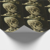 Vincent Van Gogh hoofd van een skelet met Sigarett Cadeaupapier (Hoek)