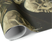 Vincent Van Gogh hoofd van een skelet met Sigarett Cadeaupapier (Rol Hoek)