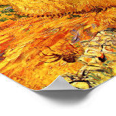 Vincent Van Gogh - Hooibergen in de Provence Kunst Poster (Hoek)