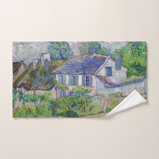 Vincent van Gogh - Houses bij Auvers Bad Handdoek (Handdoek)
